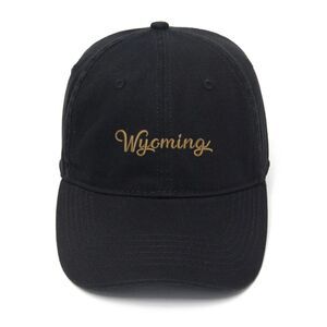 Wyoming Embroidered Hat: Cowboy State Pride, Stylish Design, Comfortable FitShow